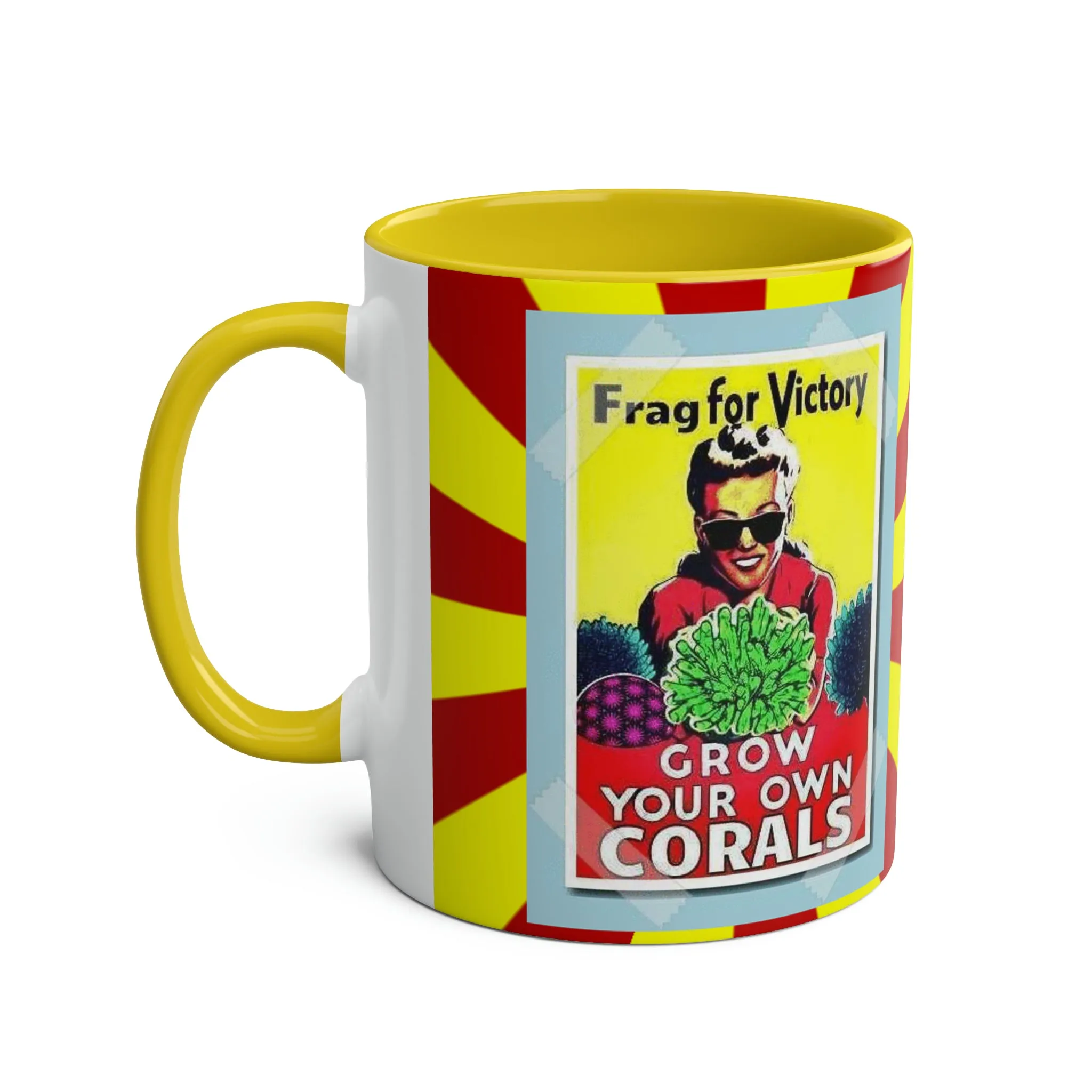 'Frag For Victory' Mug - Grow Coral