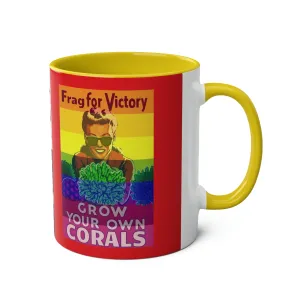 'Frag For Victory' Mug - Grow Coral