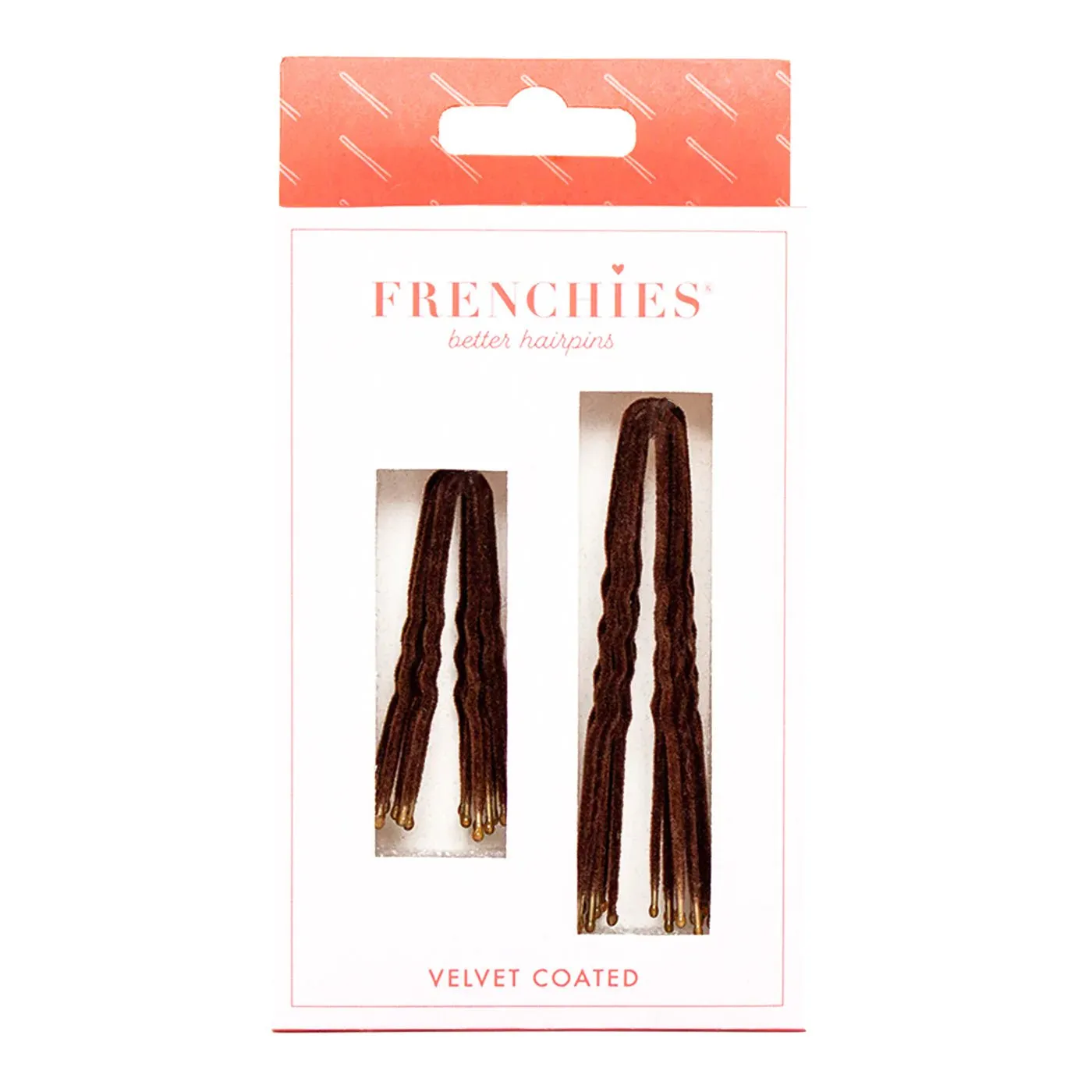Frenchies Flocked Hair Pins Duo