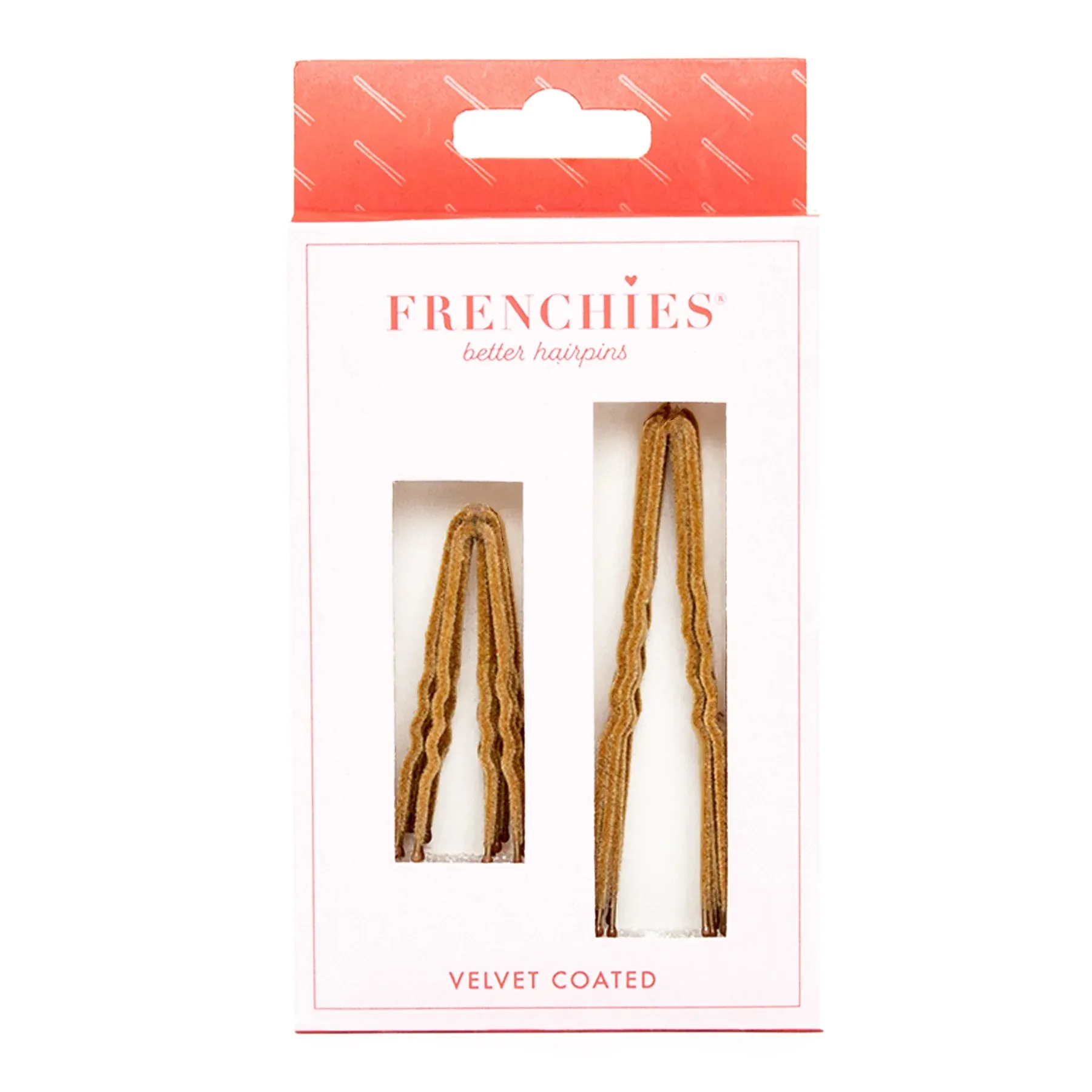 Frenchies Flocked Hair Pins Duo