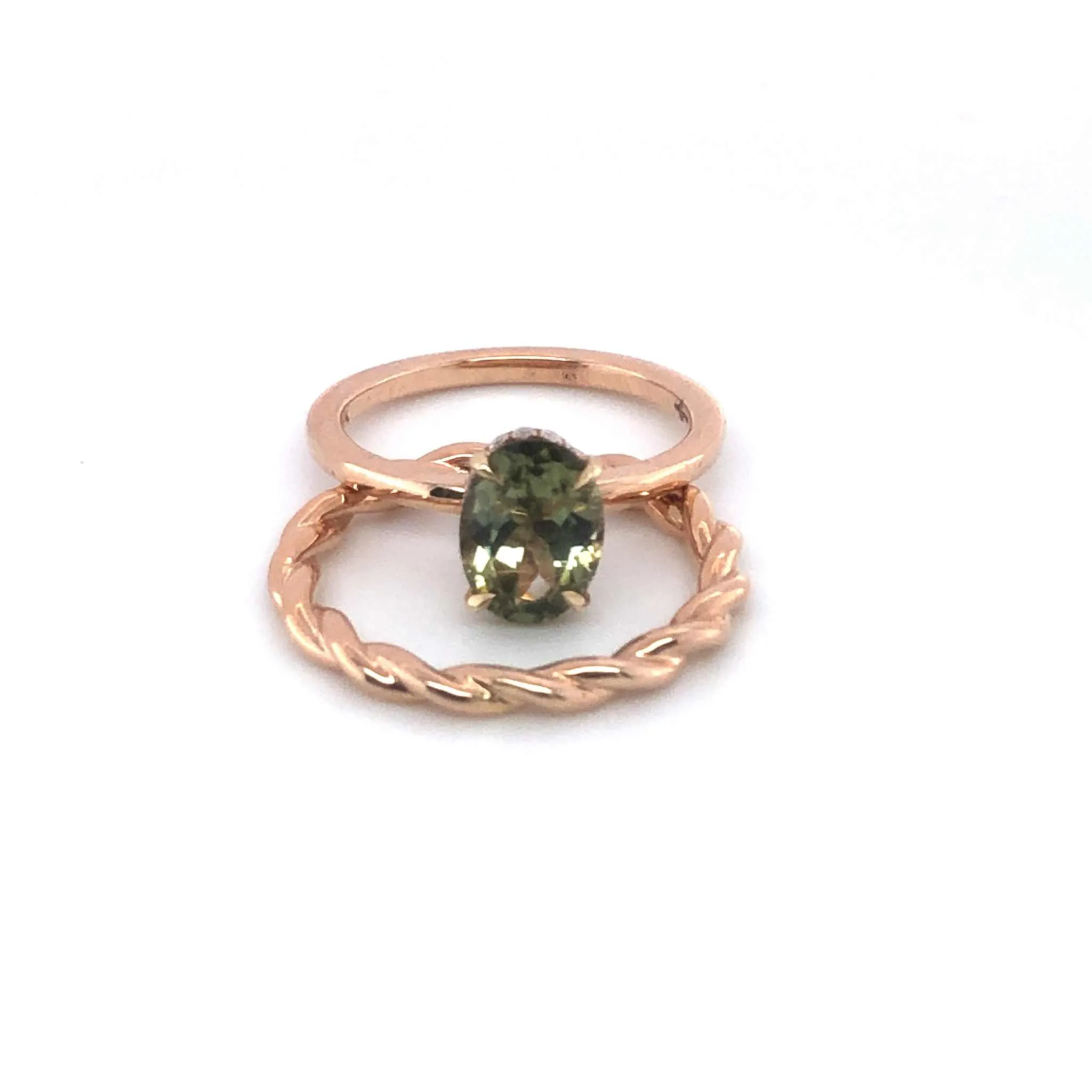 Gloria Alternative Engagement Ring With Hidden Halo