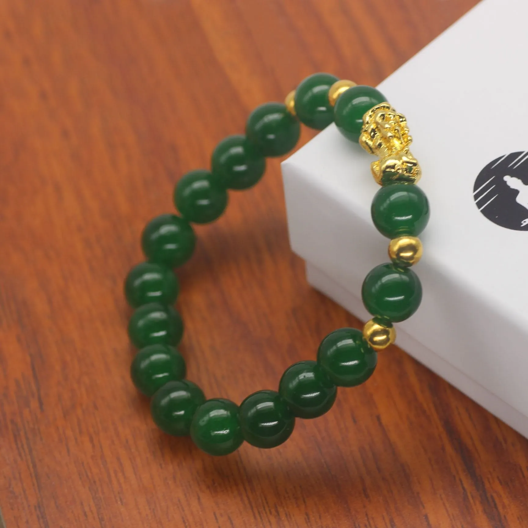 Golden Pi Xiu Beaded Bracelet Custom Design Pixiu Bracelet