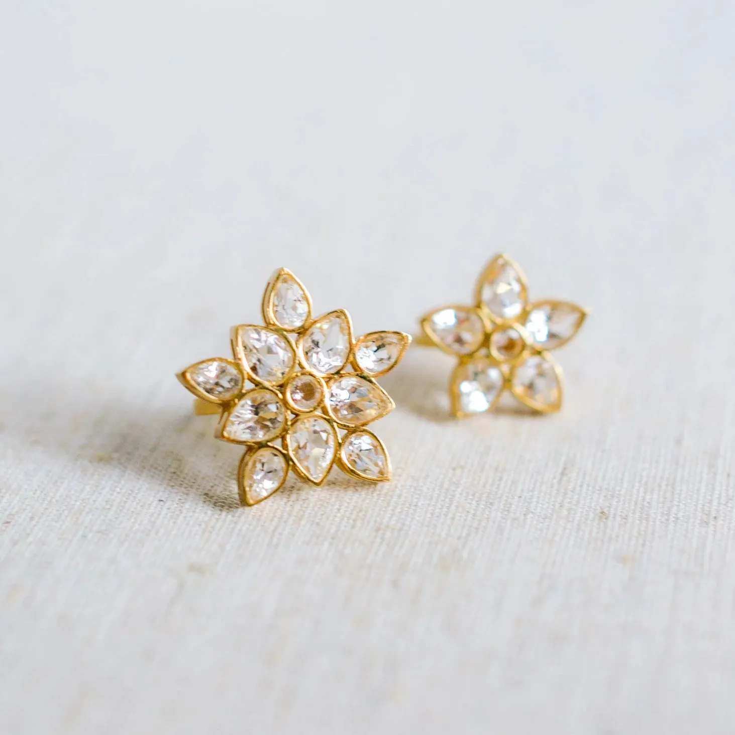 Heather Crystal Earrings