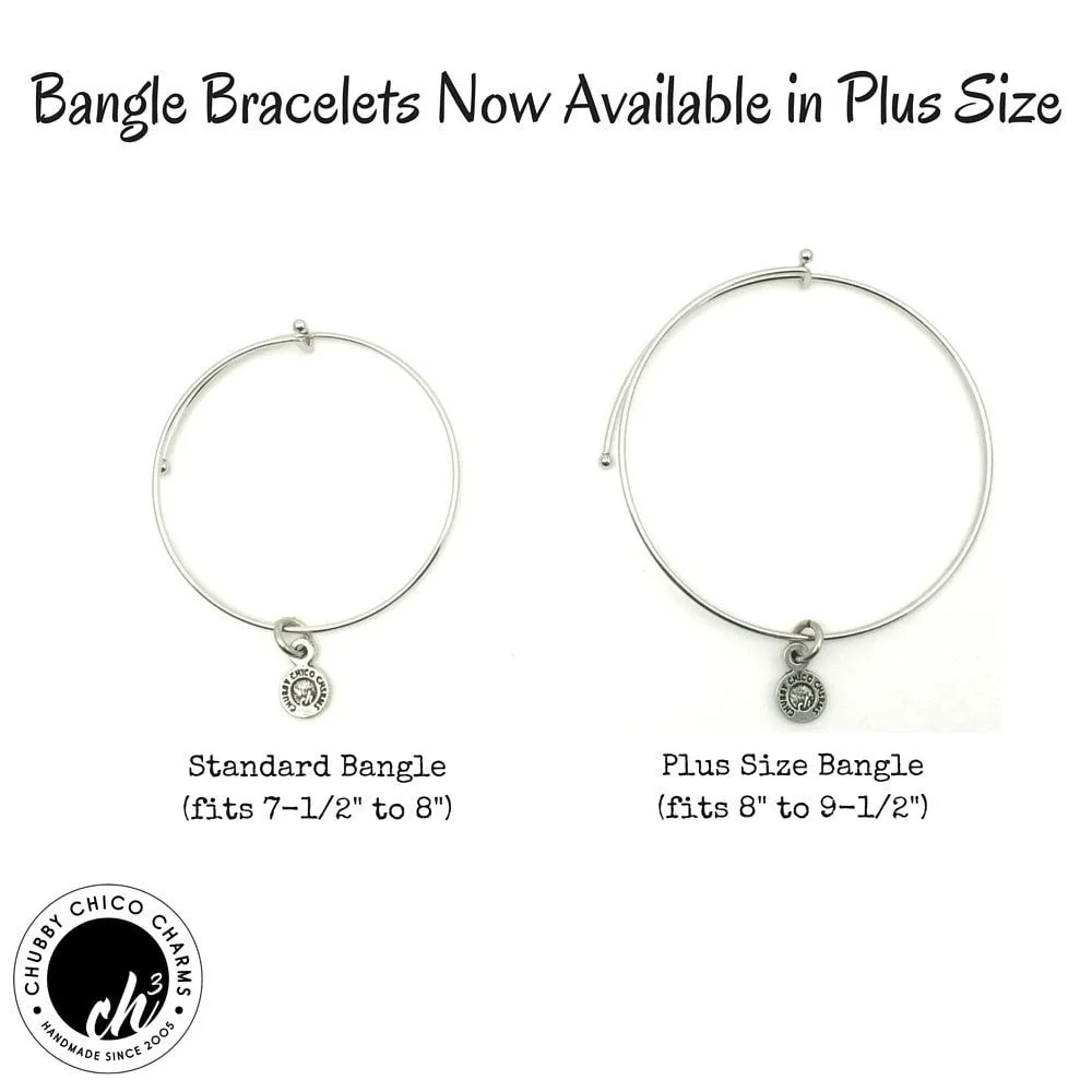 I Love My Marine Crystal Beaded Toggle Style Bracelet