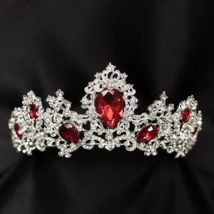 Imogen's Tiara in Red & Silver