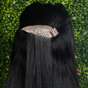 Intricate Silver Hairpin