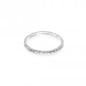 Isla Coral Stacking Sterling Silver Ring SSR04_SLV