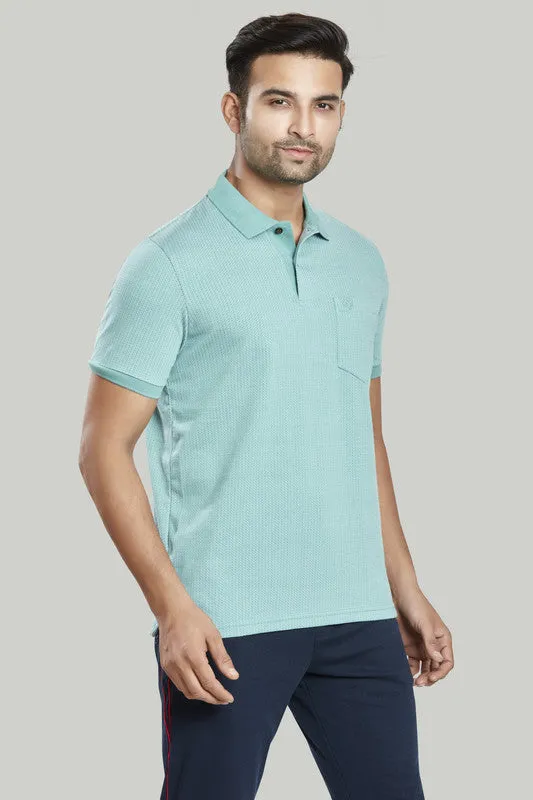Jacquard Texture Polo