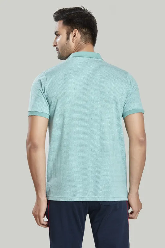 Jacquard Texture Polo