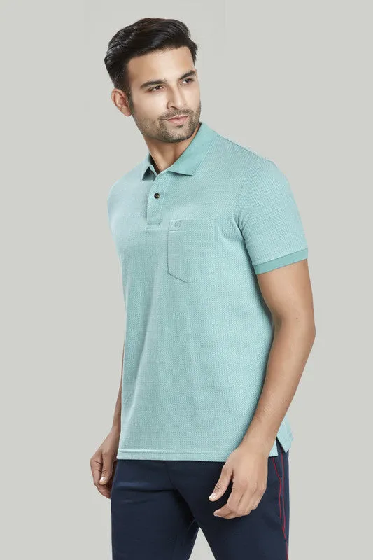 Jacquard Texture Polo