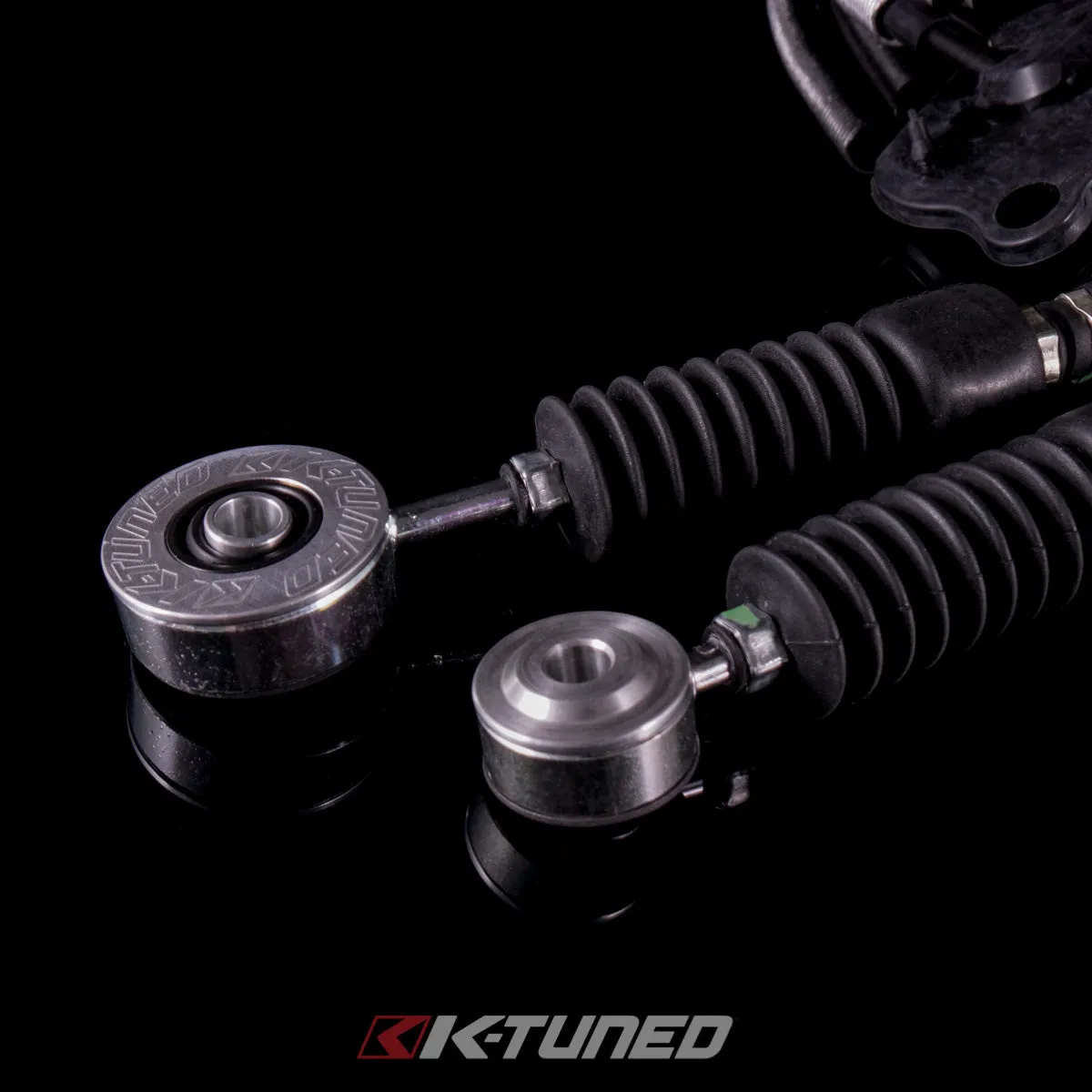 K-Tuned Shifter Cables - OEM Spec w/Spherical Bushing - 8th Civic Si - 06-11 Civic Si / K-Swap with K20Z3 Transmission - SFT-CAB-611