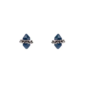 Kebaikan Wrap on Blue Sapphire Earrings
