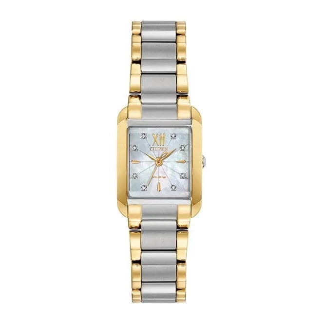Ladies Bracelet Dress Stainless Steel Watch EW5554-58D