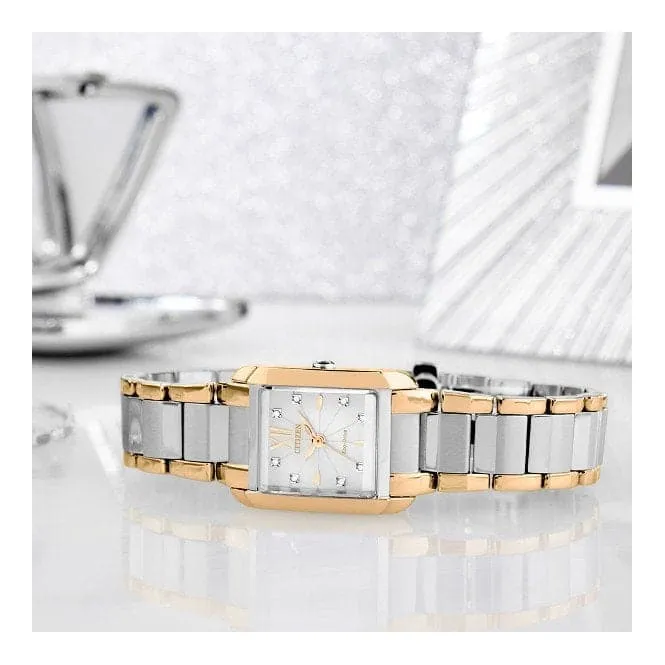 Ladies Bracelet Dress Stainless Steel Watch EW5554-58D