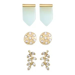 Lily Three Post Earring Set