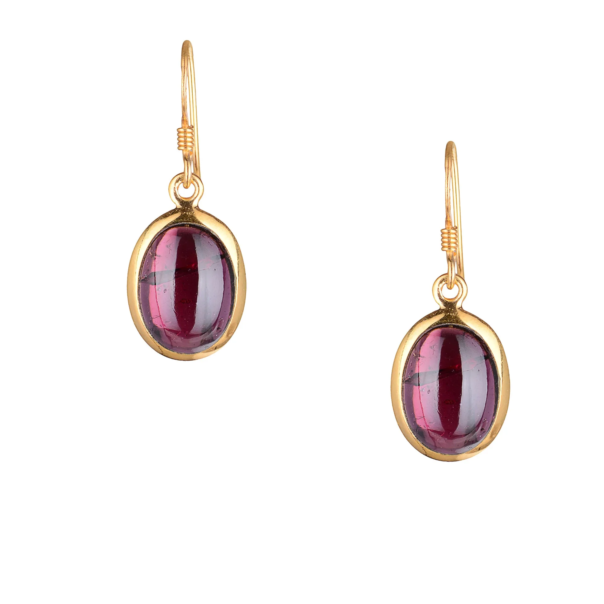 Marie Earrings, Gold Vemeil