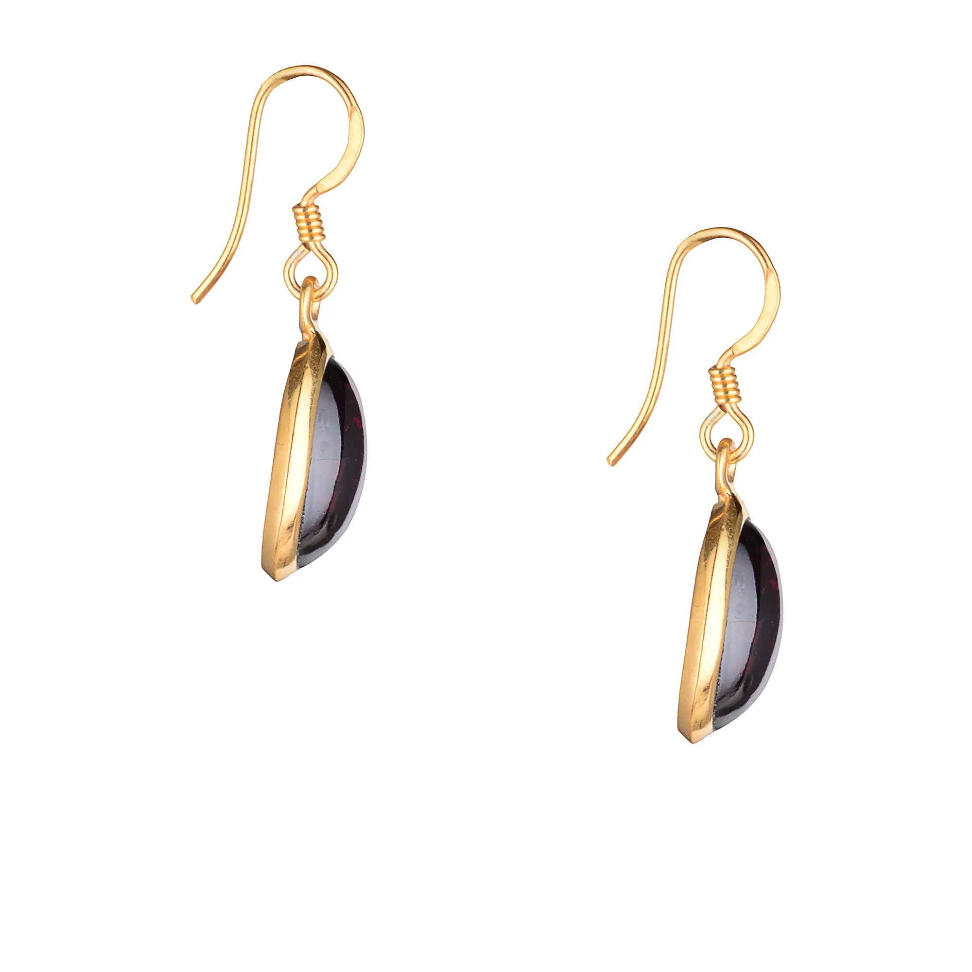 Marie Earrings, Gold Vemeil