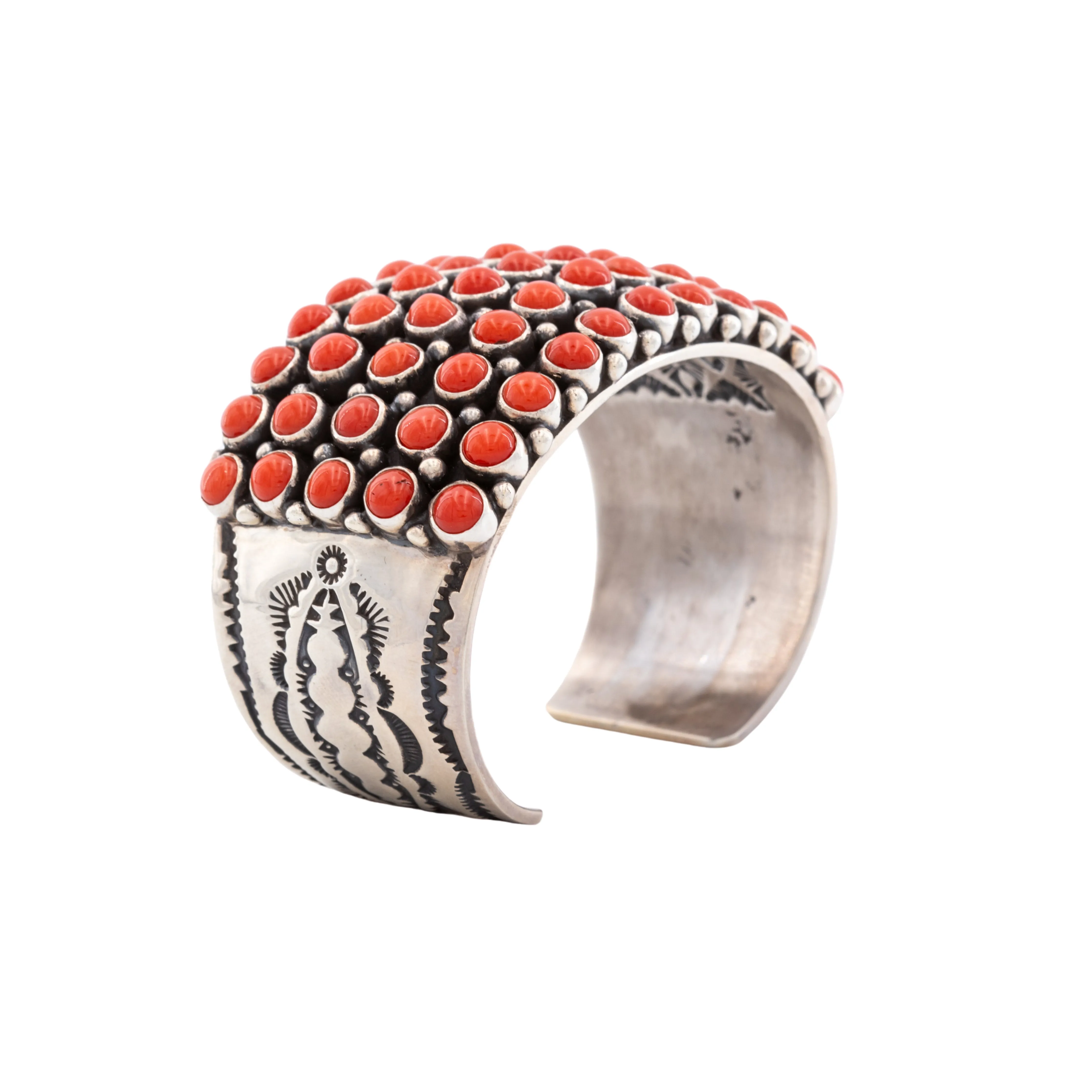 Mediterranean Coral Cuff