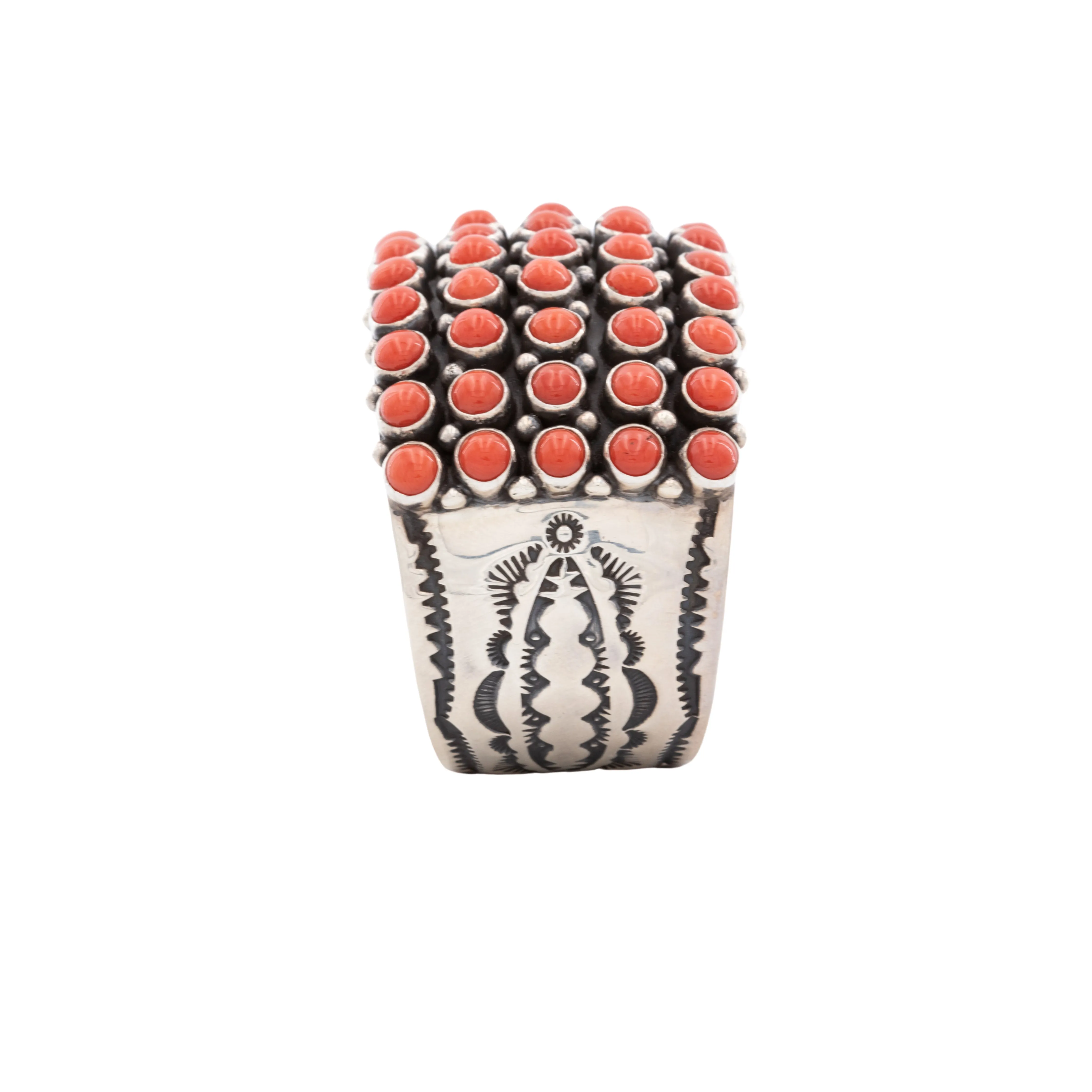 Mediterranean Coral Cuff