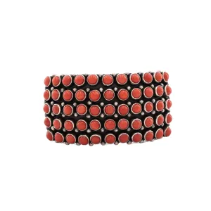 Mediterranean Coral Cuff