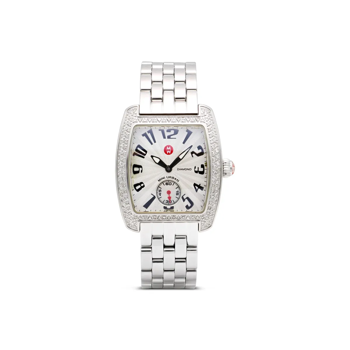 Michele Mini Urban Diamond Watch 29 x 35mm Quartz (Preowned)