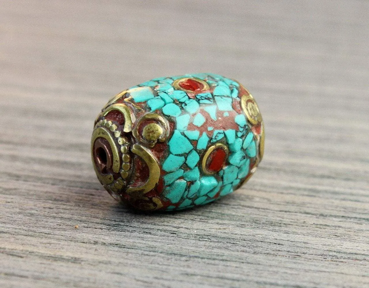 Mosaic Turquoise Bead