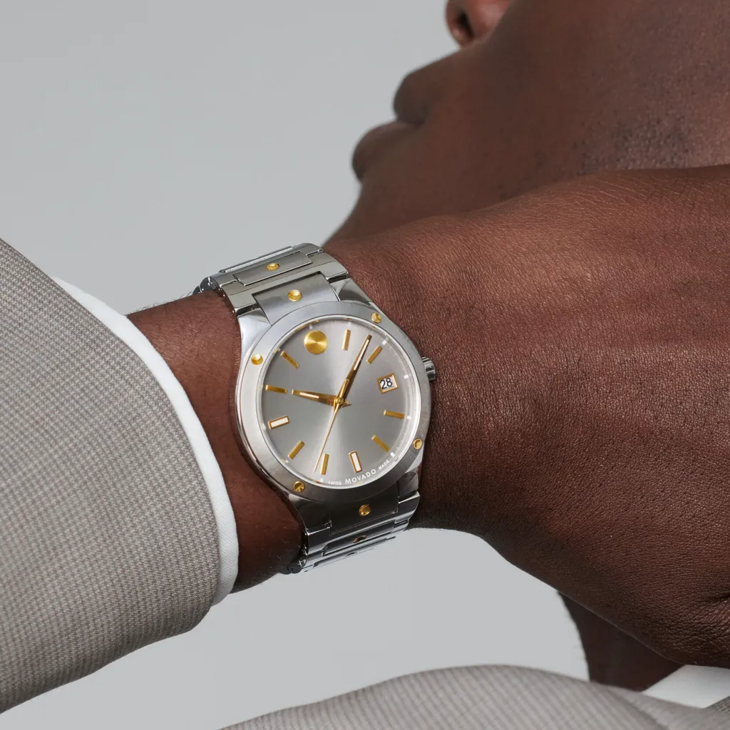 Movado SE 42MM Grey and Two Tone