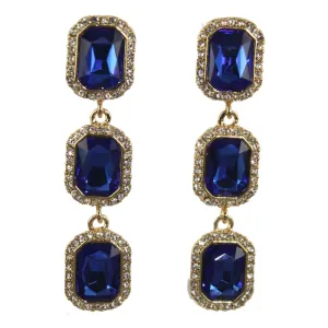 Naomi Earrings - Sapphire