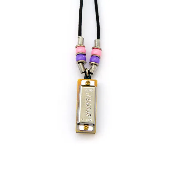 Necklace: Harmonica, Assorted Colors