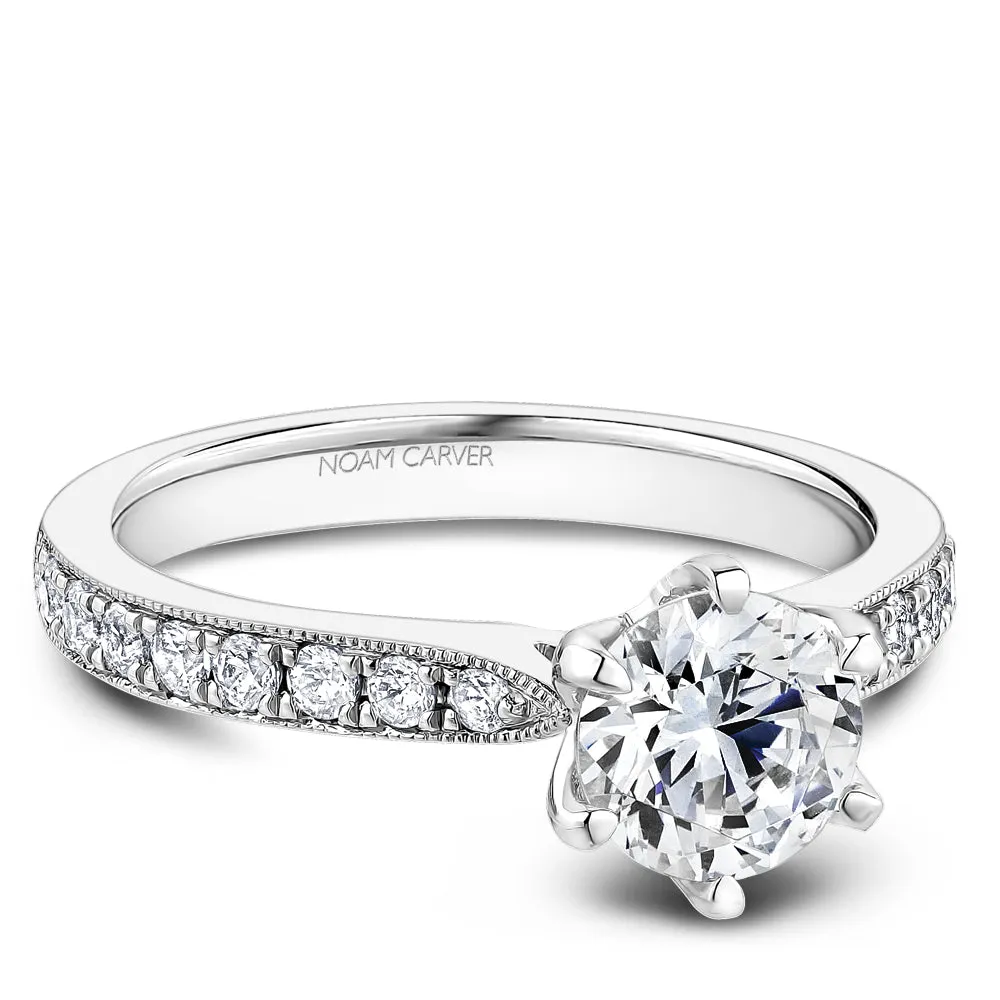 Noam Carver Engagement Ring - B341-01WZ-100A