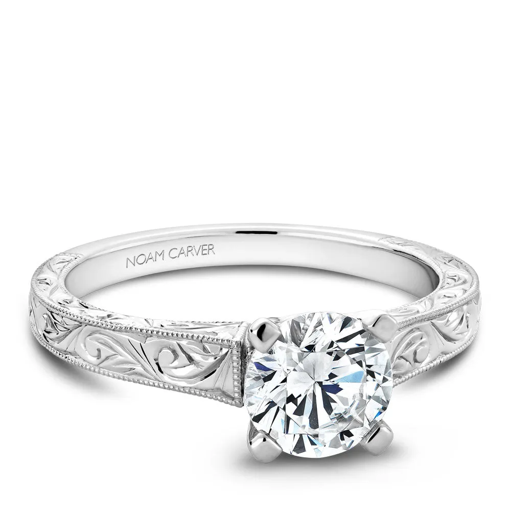 Noam Carver Engagement Ring White 14k Gold