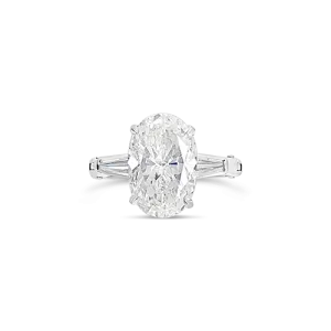 Oval Diamond Estate Engagement Ring