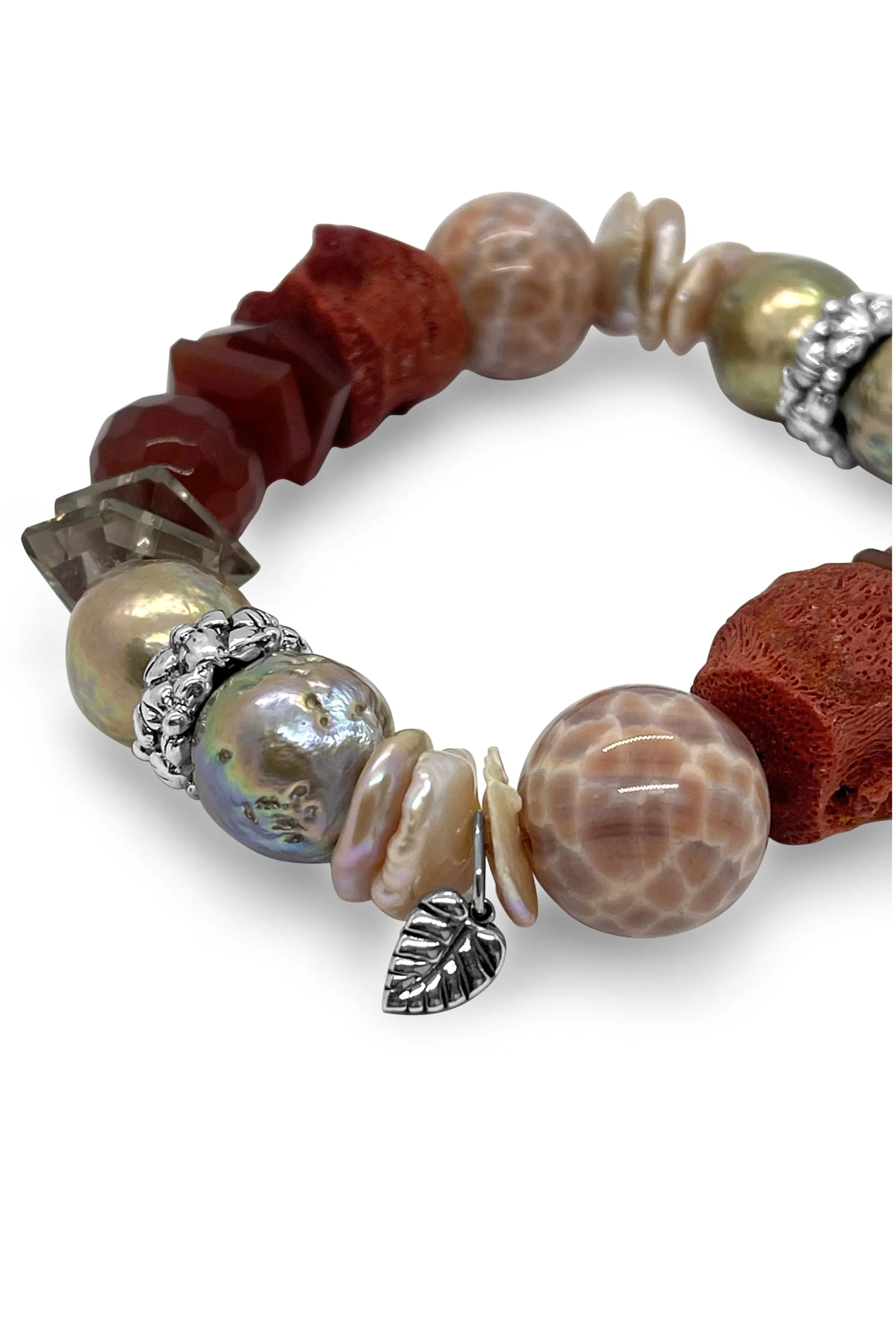 Pearl and Mixed Stone Bracelet