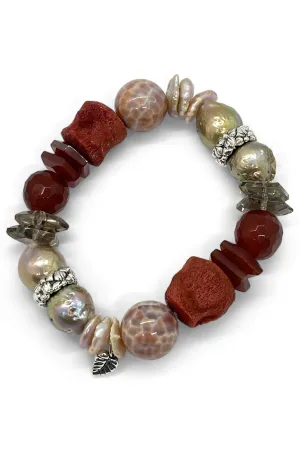 Pearl and Mixed Stone Bracelet