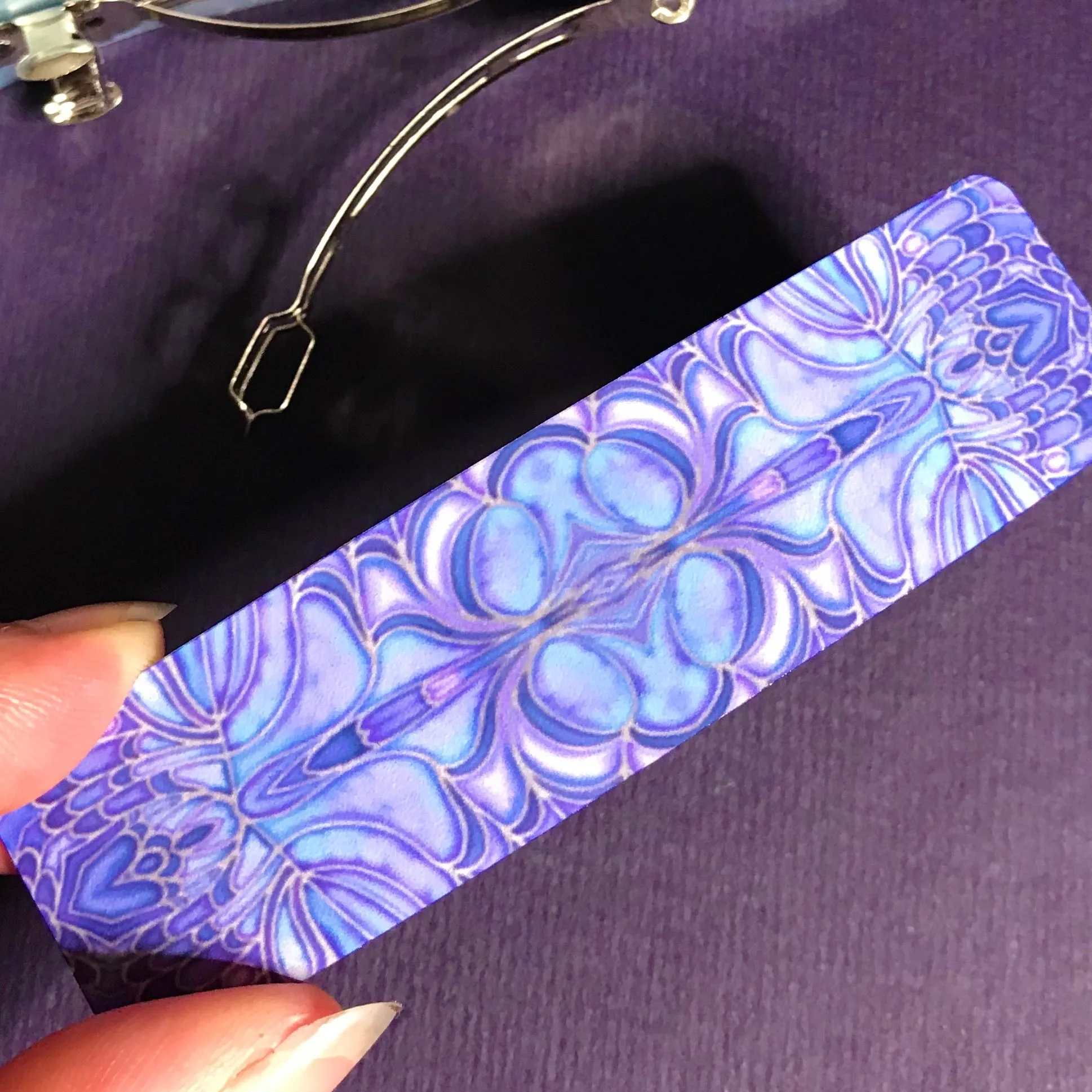 Pretty Blueberry Colour Butterfly Hair Clip