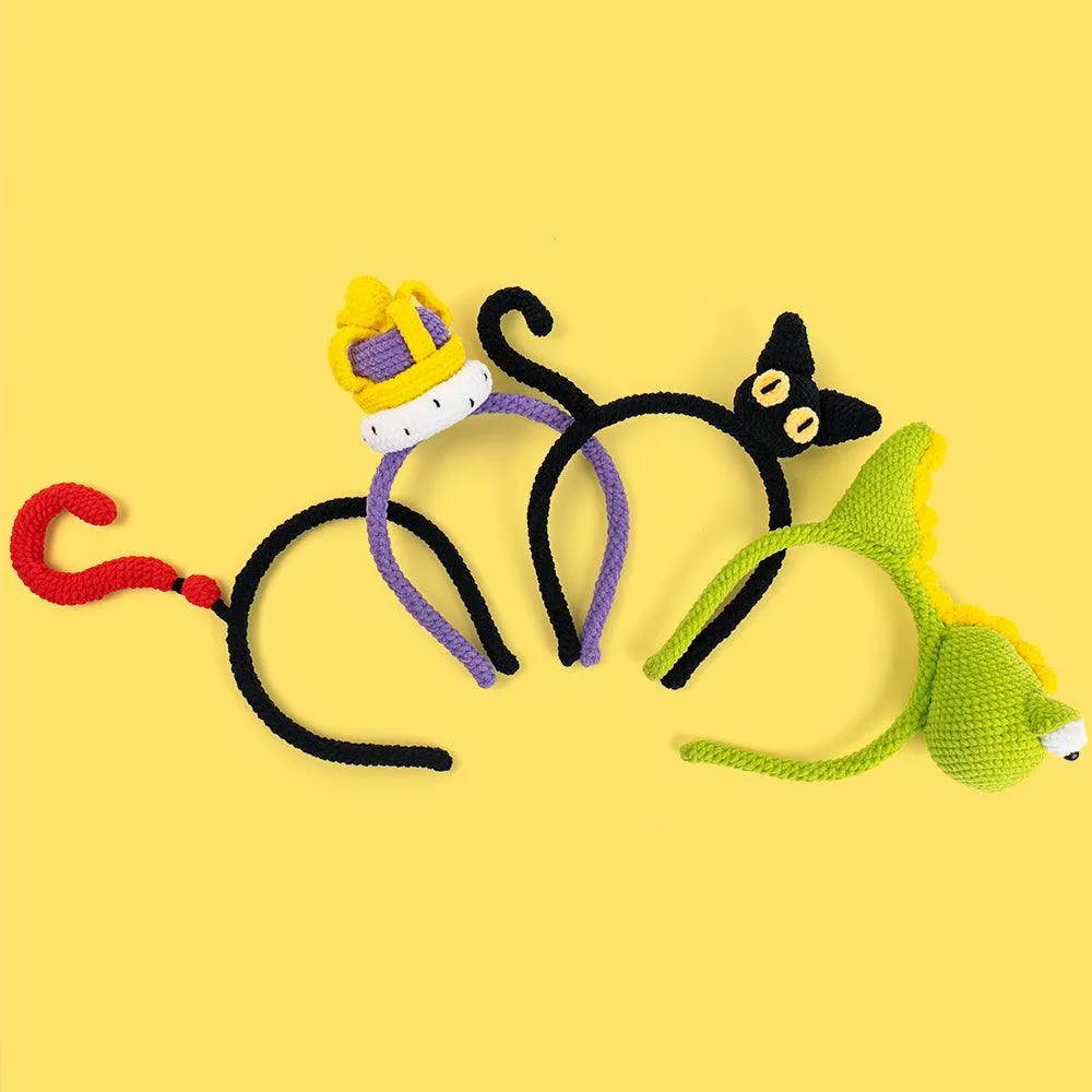 Question Mark Alphabet Headband Crochet Kit