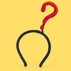 Question Mark Alphabet Headband Crochet Kit
