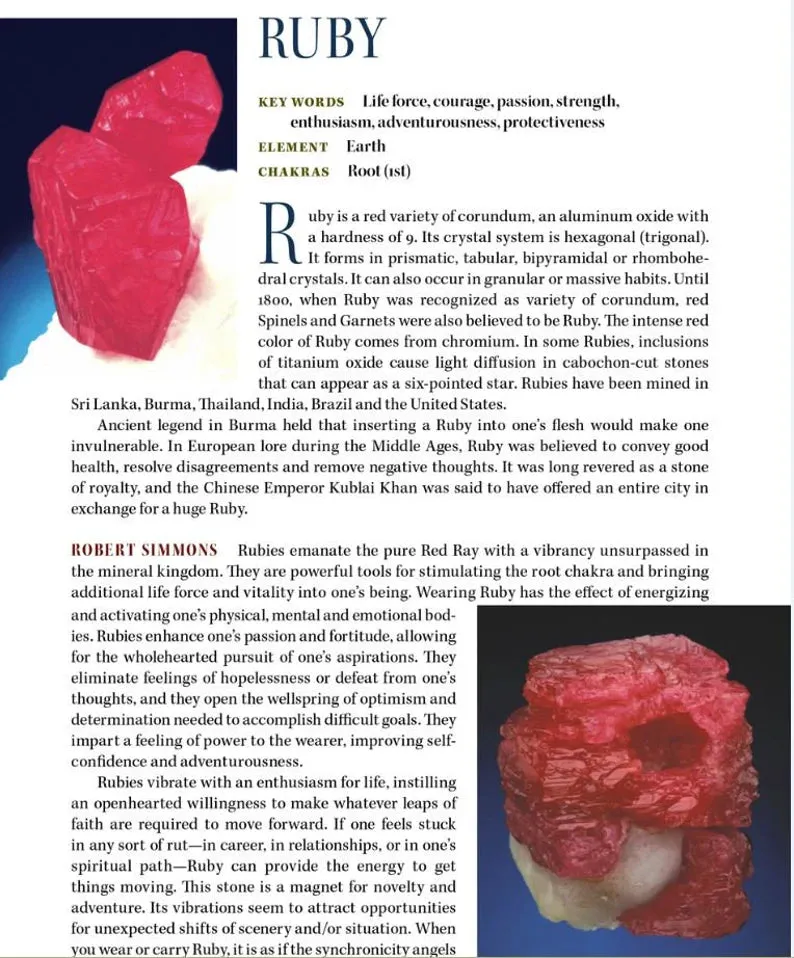 Red Ruby Crystal Sphere