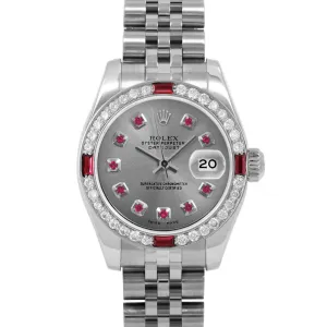 Rolex Datejust 26mm | 179174-SLT-RBY-AM-4RBY-JBL
