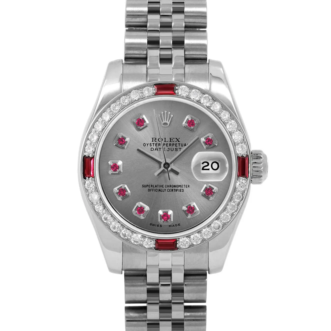 Rolex Datejust 26mm | 179174-SLT-RBY-AM-4RBY-JBL