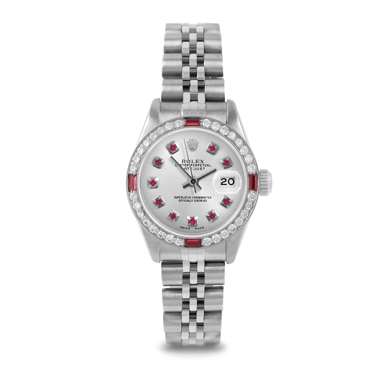 Rolex Datejust 26mm | 6917-SS-SLV-RBY-AM-4RBY-JBL