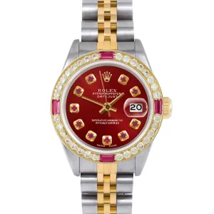 Rolex Datejust 26mm | 69173-RED-RBY-AM-4RBY-JBL