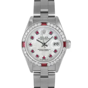 Rolex Datejust 26mm | 69174-WMOP-RBY-AM-4RBY-OYS