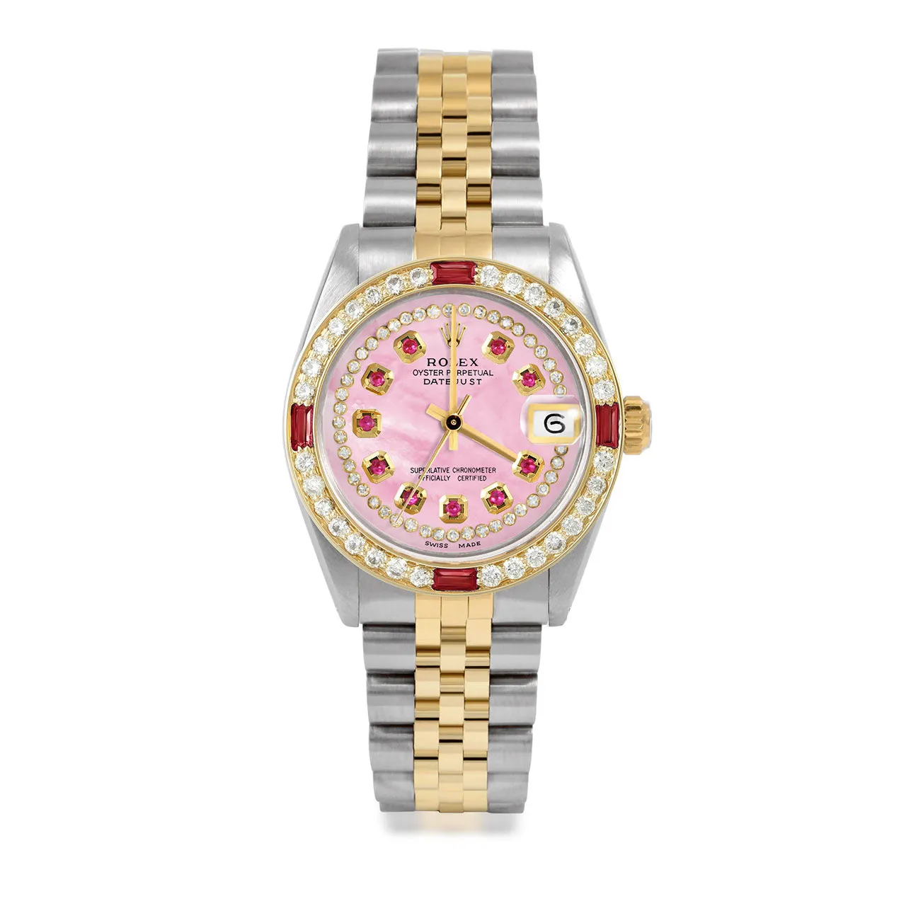 Rolex Datejust 31mm | 6827-TT-PMOP-STRR-4RBY-JBL