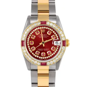 Rolex Datejust 31mm | 68273-RED-STRR-4RBY-OYS