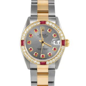 Rolex Datejust 31mm | 68273-SLT-RBY-AM-4RBY-OYS