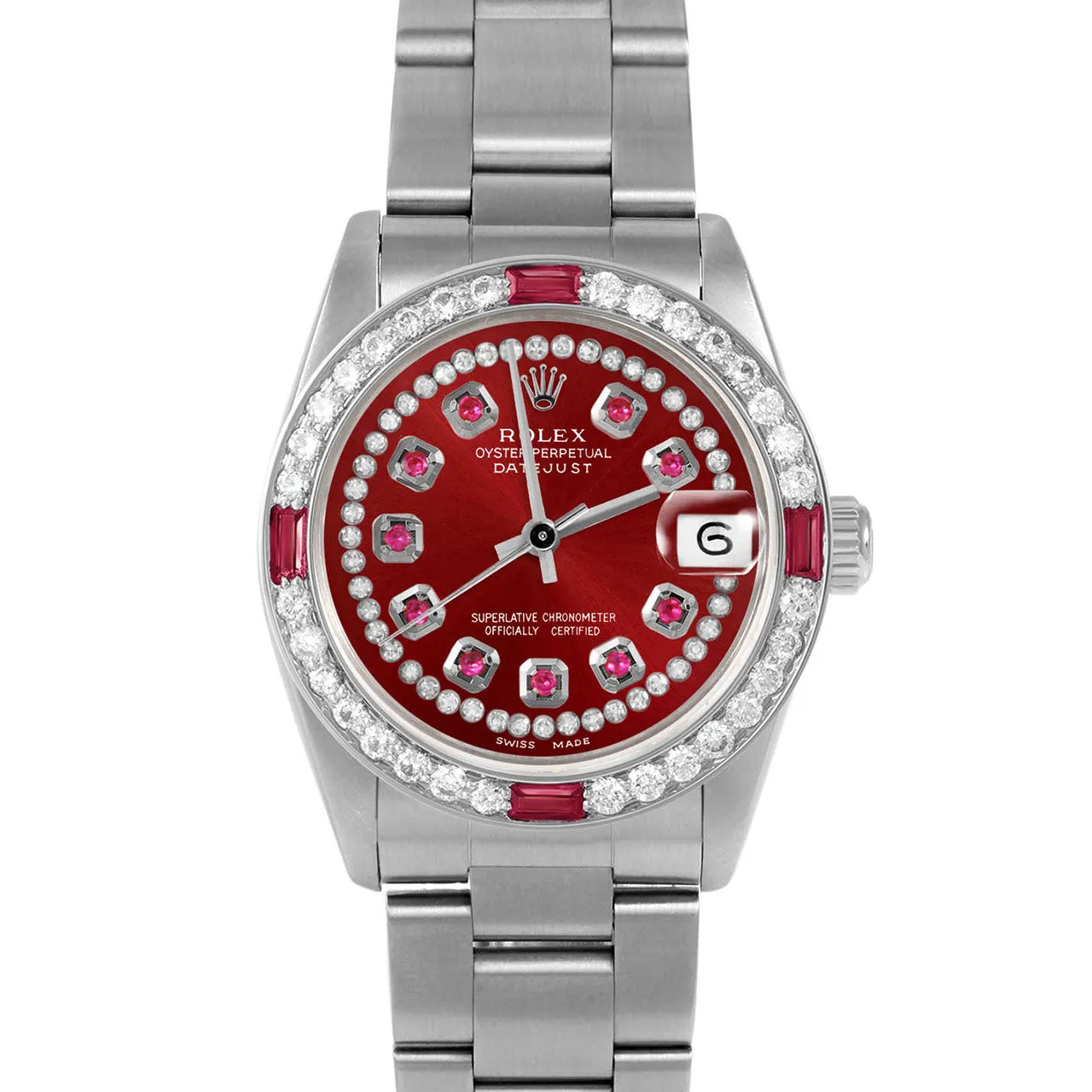 Rolex Datejust 31mm | 68274-RED-STRR-4RBY-OYS