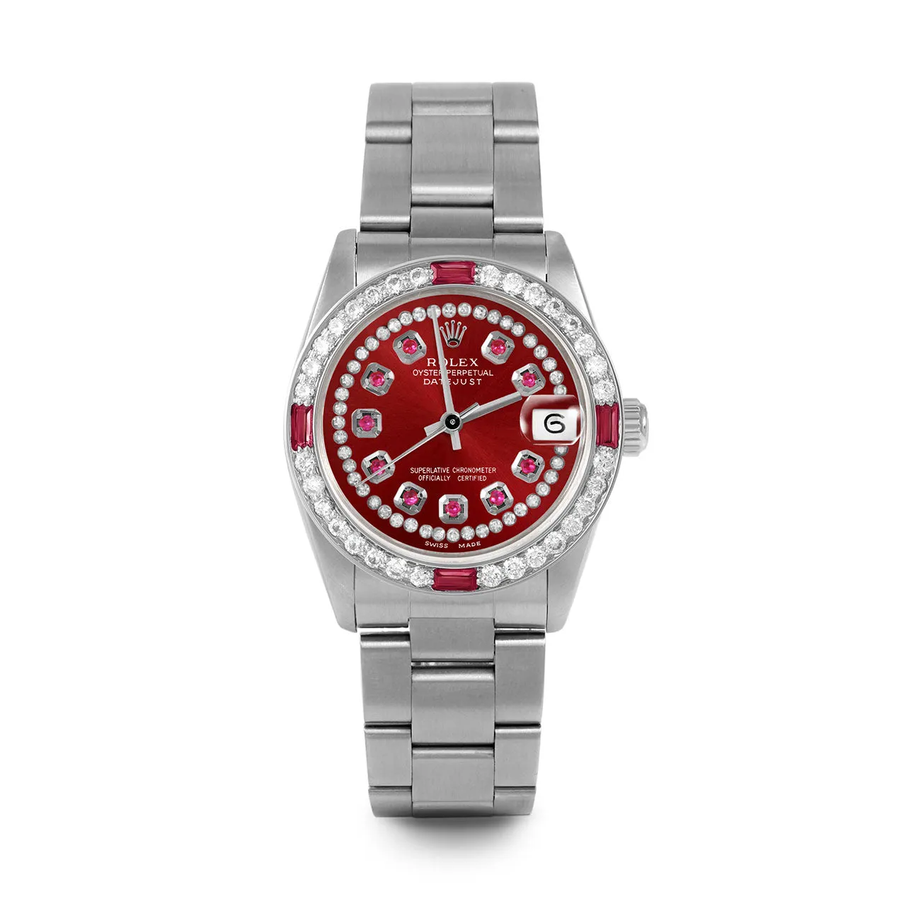 Rolex Datejust 31mm | 68274-RED-STRR-4RBY-OYS