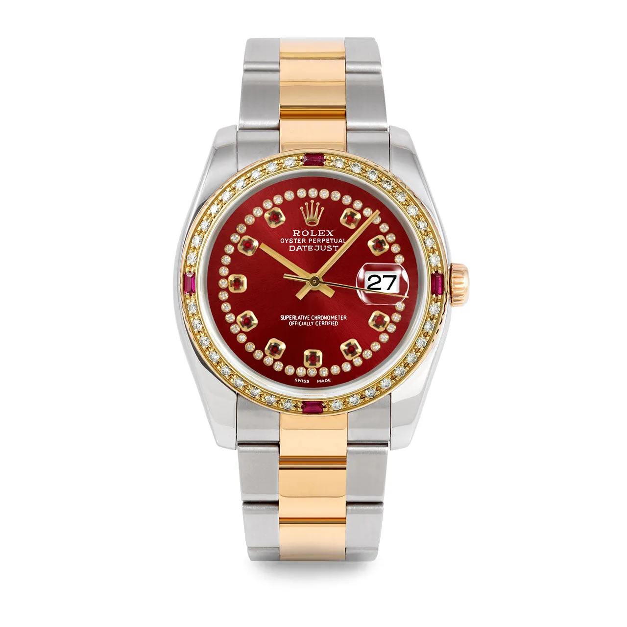 Rolex Datejust 36mm | 116233-RED-STRR-4RBY-OYS