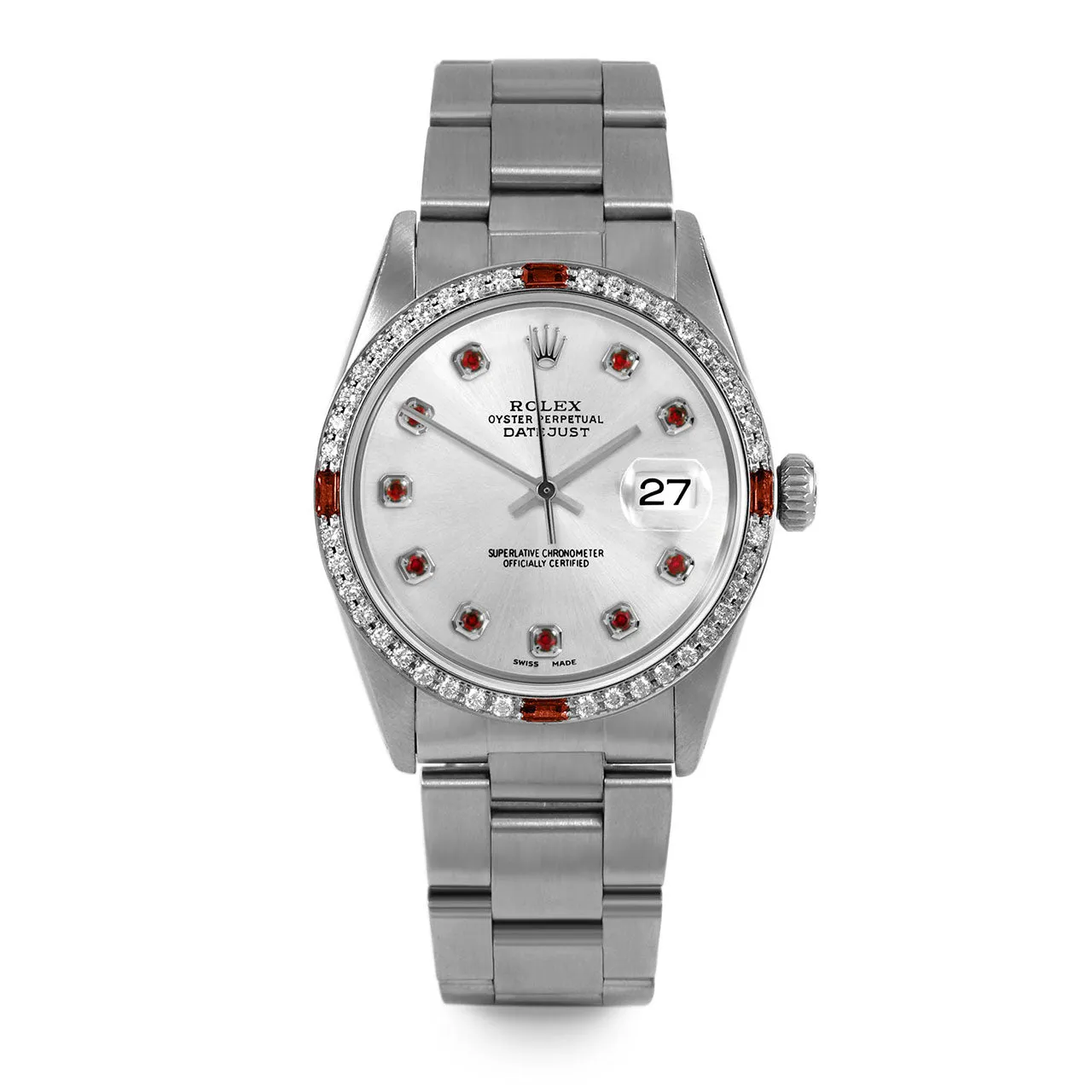 Rolex Datejust 36mm | 16014-SLV-RBY-AM-4RBY-OYS